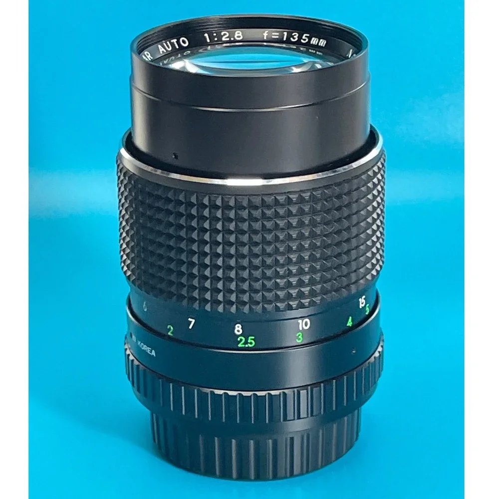 Albinar Super Coated Auto 135mm f/2.8 Lens for Pentax K PK Mount Vintage Prime